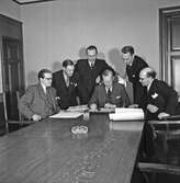 Planerarna inför Bilägarekonferensen i Örebro, 1946-04-23