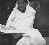 Shejk i In Statutåget på Kungsgatan, 1946-05-01