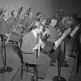 Trä- och hornblås i orkesterföreningen i Konserthuset,  1947-10-05
