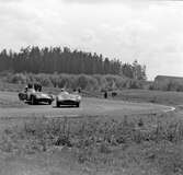 Två Ferrari på Gelleråsen, Karlskoga.1956-08-05
