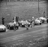 'Le Mansstart' på Gelleråsen, Karlskoga. 1956-08-25