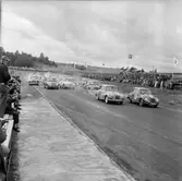 Starten för klass 1 på Gelleråsen, Karlskoga,1956-08-25