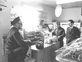 Konsum i Sel 1972-04-26. Ingvar Gradin, Oskar Lundgren och Harry Hedin.