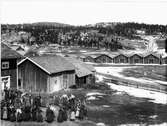 Sockenstugan Arnäs. Foto från omkring 1910.