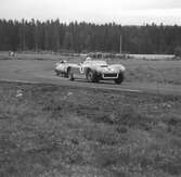 SAAB sportvagn. Gelleråsen, Karlskoga. 1957-08-26