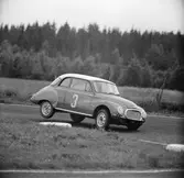 Papp-Isak i kurvan. Gelleråsen, Karlskoga. 1957-08-26