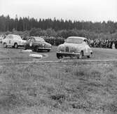 Kamp i lilla klassen. Gelleråsen, Karlskoga. 1957-08-26