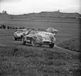 Kamp om 1:a platsen. Gelleråsen, Karlskoga. 1957-08-26