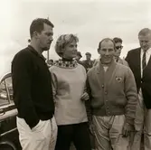 Bonnier och Moss under Gelleråsen, Karlskoga. 1958-08-10