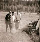 Demolerad Porsche på Kanonloppet, Karlskoga, 1959-08-09