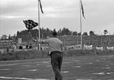 Målflagg på Gelleråsen, Karlskoga. 1960-08-07