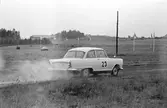 DKW med fart i. Gelleråsen, Karlskoga. 1960-08-07
