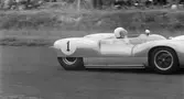 Stirling Moss - suverän segrare. Gelleråsen, Karlskoga. 1960-08-07