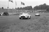 Start- och målrakan på Gelleråsen, Karlskoga. 1960-08-07