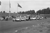 Le Mans-start på Gelleråsen, Karlskoga. 1960-08-07