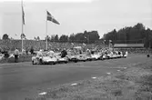Le Mans-start på Gelleråsen, Karlskoga. 1960-08-07