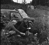 Matlagning. Gelleråsen, Karlskoga. 1960-08-07