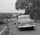 Stockholmsraggare på väg till Gelleråsen, Karlskoga. 1960-08-07