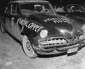 Raggarbil från Blekinge. Gelleråsen, Karlskoga. 1960-08-07