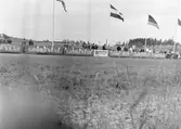 Målplatsen på Gelleråsen, Karlskoga. 1960-08-07