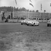 Start i turistvagnsklassen. Gelleråsen, Karlskoga. 1960-08-07