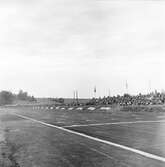 Start- och målplatsen på Gelleråsen, Karlskoga. 1960-08-07