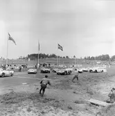 Le Mans-start. Gelleråsen, Karlskoga. 1960-08-07