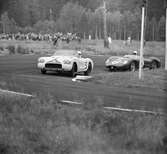 Snabba sportvagnar på Gelleråsen, Karlskoga. 1960-08-07
