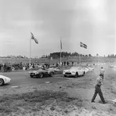 Starten i Sportvagnsklassen. Gelleråsen, Karlskoga. 1960-08-07