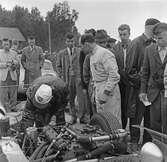 Blottad Coventry Climaxmotor. Gelleråsen, Karlskoga. 1960-08-07