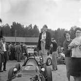 Hjulbalansering på Gelleråsen, Karlskoga. 1960-08-06