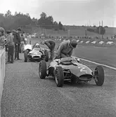 Uppsittning. Gelleråsen, Karlskoga. 1960-08-07