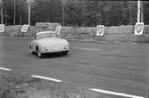 Sladdande Porsche. Gelleråsen, Karlskoga. 1960-08-07