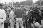 Fotografering av världsstjärnor. Gelleråsen, Karlskoga. 1960-08-07