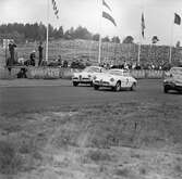 Starten i grupp 3. Gelleråsen, Karlskoga. 1960-08-07