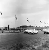 Starten i grupp 3. Gelleråsen, Karlskoga. 1960-08-07