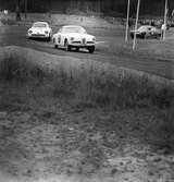 Tre Alfa Romeo. Gelleråsen, Karlskoga. 1960-08-07