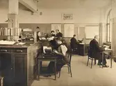 Kontor på Marks skofabrik, 1915