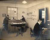 Kontorsrum på Marks skofabrik, 1915