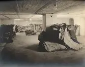 Läderlager på Marks skofabrik, 1915