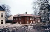 Hörnhus på Kyrkogårdsgatan 26, 1957