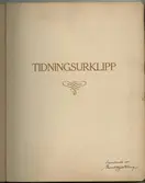 Tidningsklipp ur 