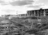 Markbacken under byggnad, 1960-09-28