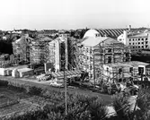Byggnation av Centrala Verkstadsskolans elevhem, ca 1949