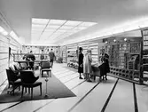Interiör Oscariabutiken, 1961-03-22
