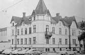 Hörnfastighet på Järnvägsgatan, 1960-tal