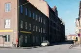 Fredsgatan mot väster från Klostergatan, 1970-tal