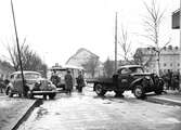 Trafikolycka på Hertig Karls allé-Karlsgatan, 1950-tal