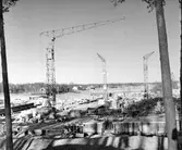 Baronbackarna byggs, ca 1955