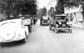 Biltrafik på Kungsgatan, 1930-tal